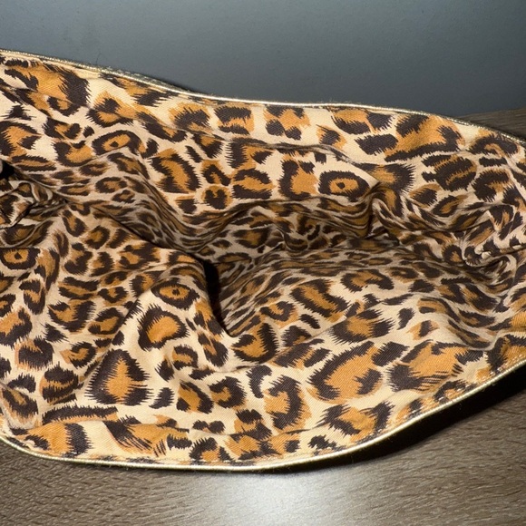 Betsey Johnson Mint‎ Green and Leopard Tote Bag - Picture 4 of 5